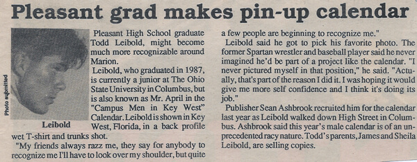 Marion Male Calendar