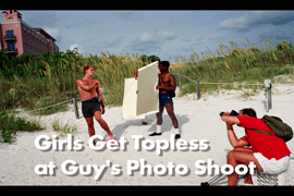 Topless Girl Photo Tops Off Stressful Florida Photo Shoots